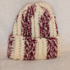 Crimson & Cream Beanie